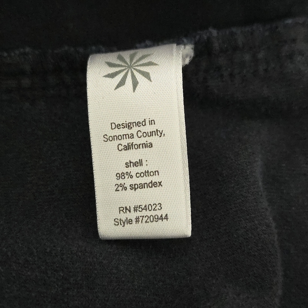 Athleta Black Washed Velvet Pockets Short Mini Pencil Skirt Size 10 - Picture 10 of 11